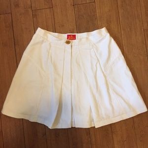Vivienne Westwood Cotton Tennis Mini Skirt
